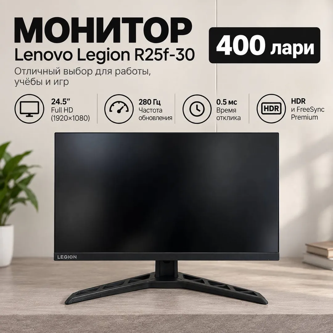 Монитор Lenovo Legion R25f-30 — фото 1