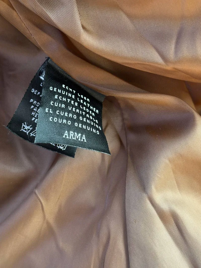 Leather jacket ARMA — photo 4