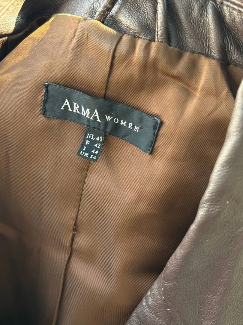 Leather jacket ARMA — photo 8