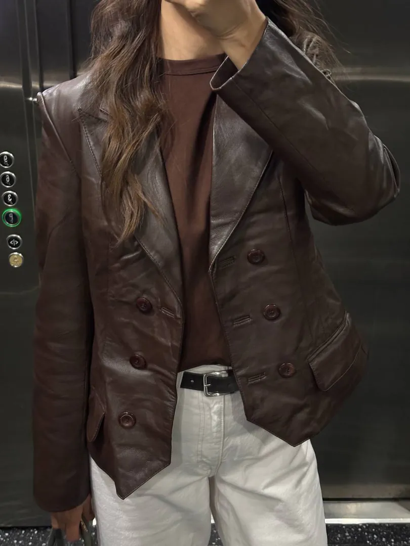 Leather jacket ARMA — photo 9