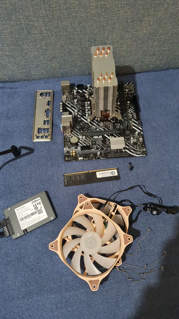 Комплект Intel Core i3-13100f, материнская плата ASUS и кулер — фото 1