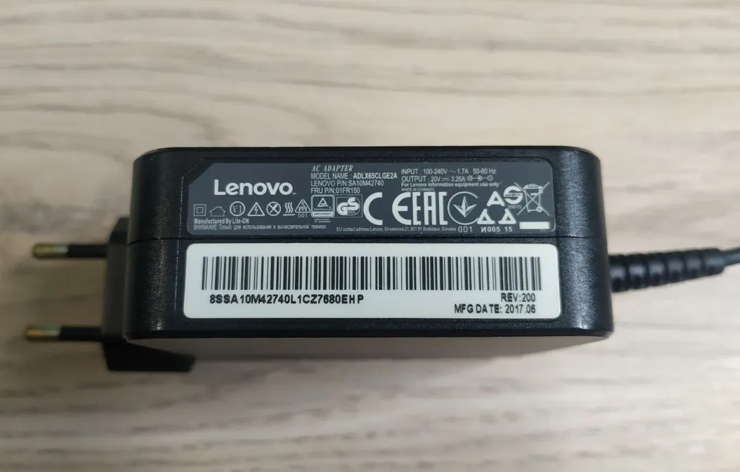 Зарядное устройство Lenovo ADLX65CLGE2A — фото 2