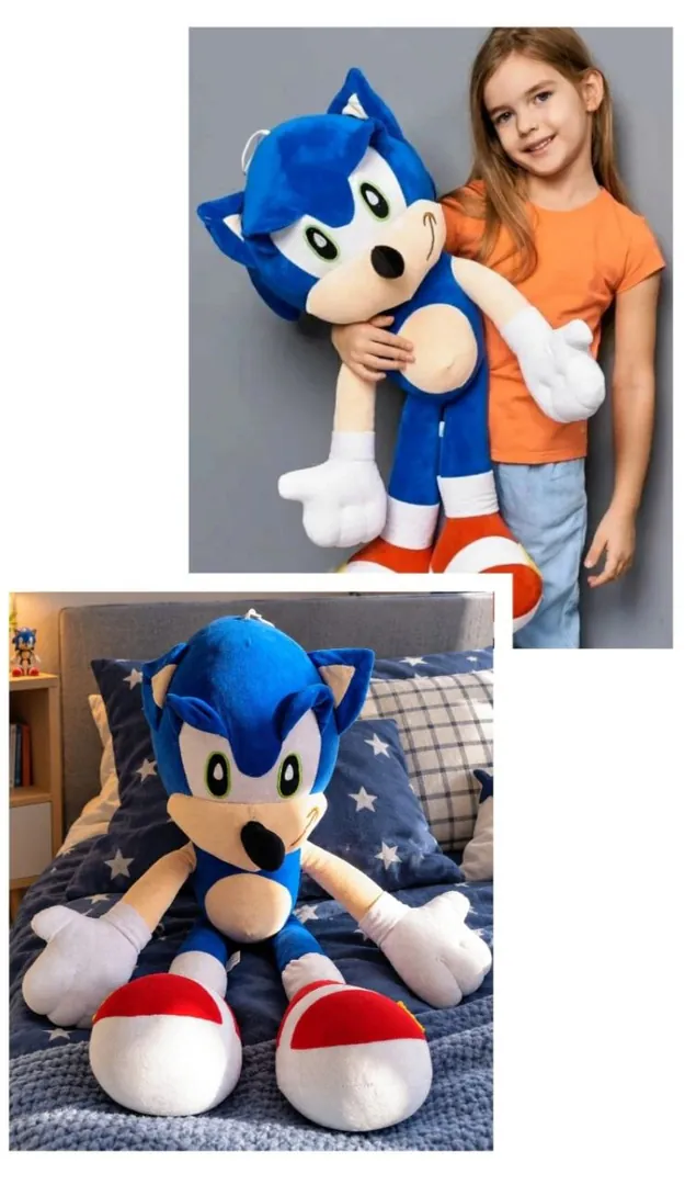 Plush toy Sonic the Hedgehog 70 cm — photo 1