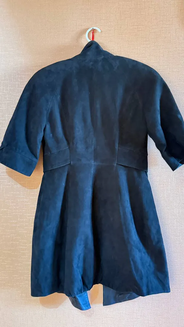 Natural suede coat — photo 4