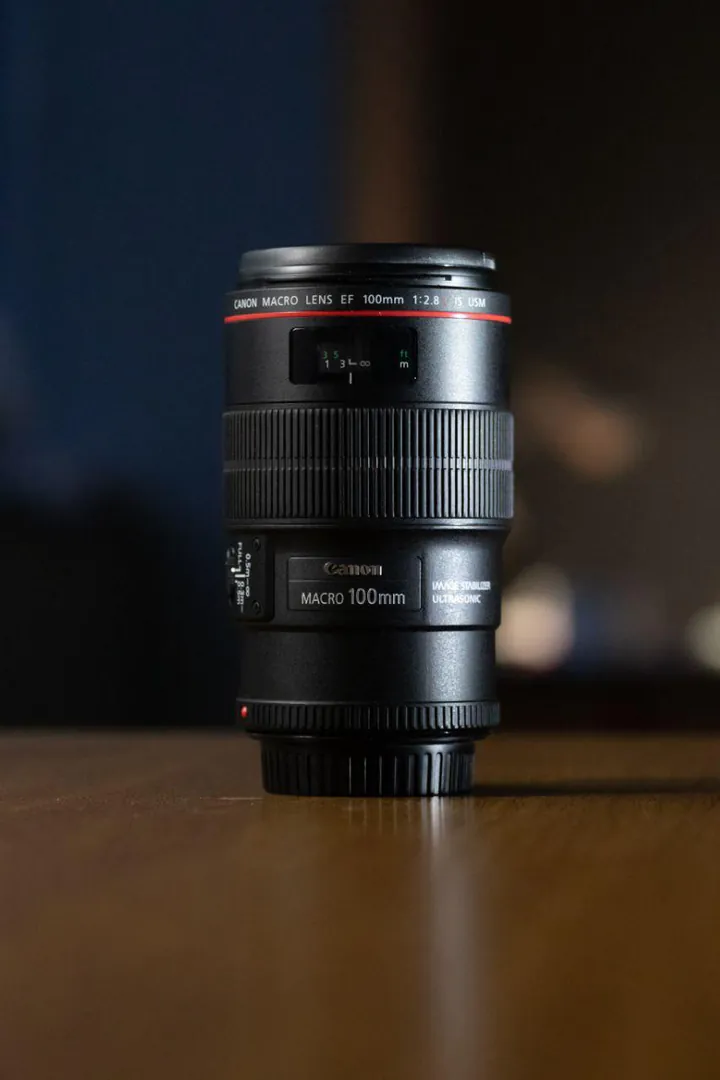 Canon EF 100mm f/2.8L Macro IS USM ობიექტივი — ფოტო 1