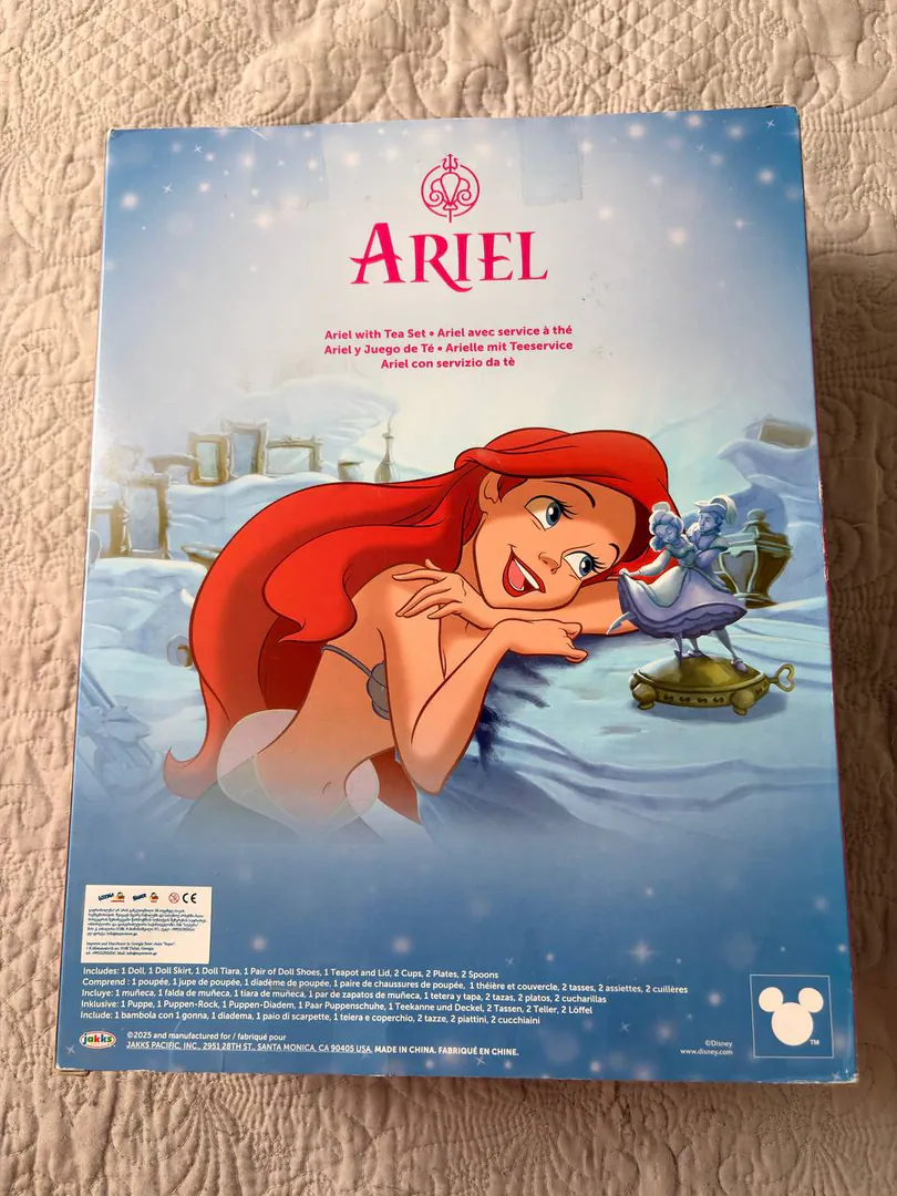 Jakks Pacific Disney Princess Ariel doll with tea set — photo 2