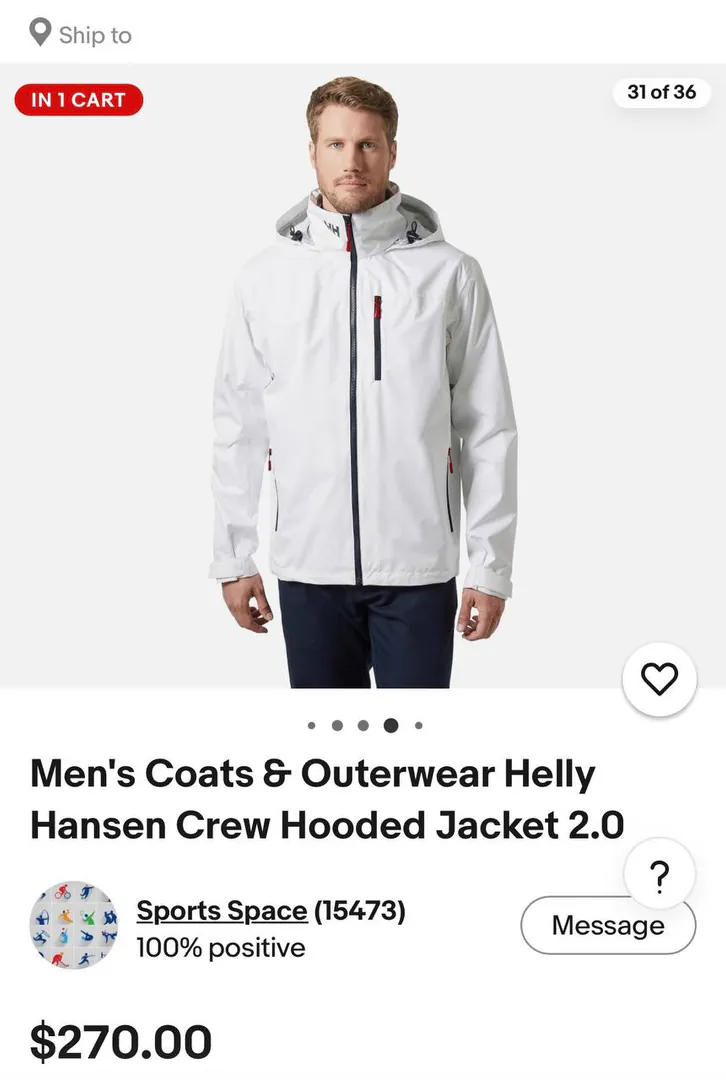 Jacket Helly Hansen Crew 2 Jacket — photo 4