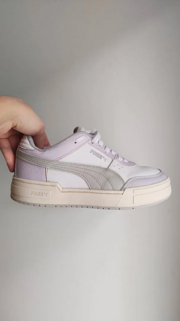 Кожаные кеды Puma — фото 1