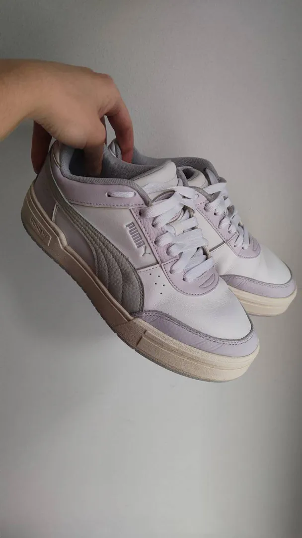 Кожаные кеды Puma — фото 4