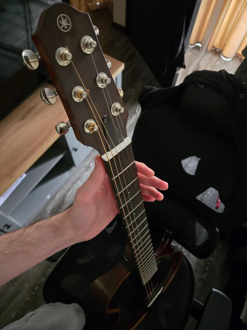 Yamaha Silent SLG200S CRB Guitar — photo 2