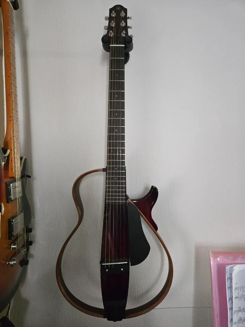 Yamaha Silent SLG200S CRB Guitar — photo 3