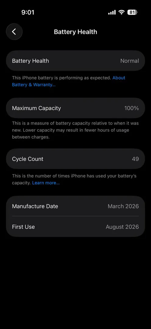 iPhone 17 256GB Mist Blue — фото 2