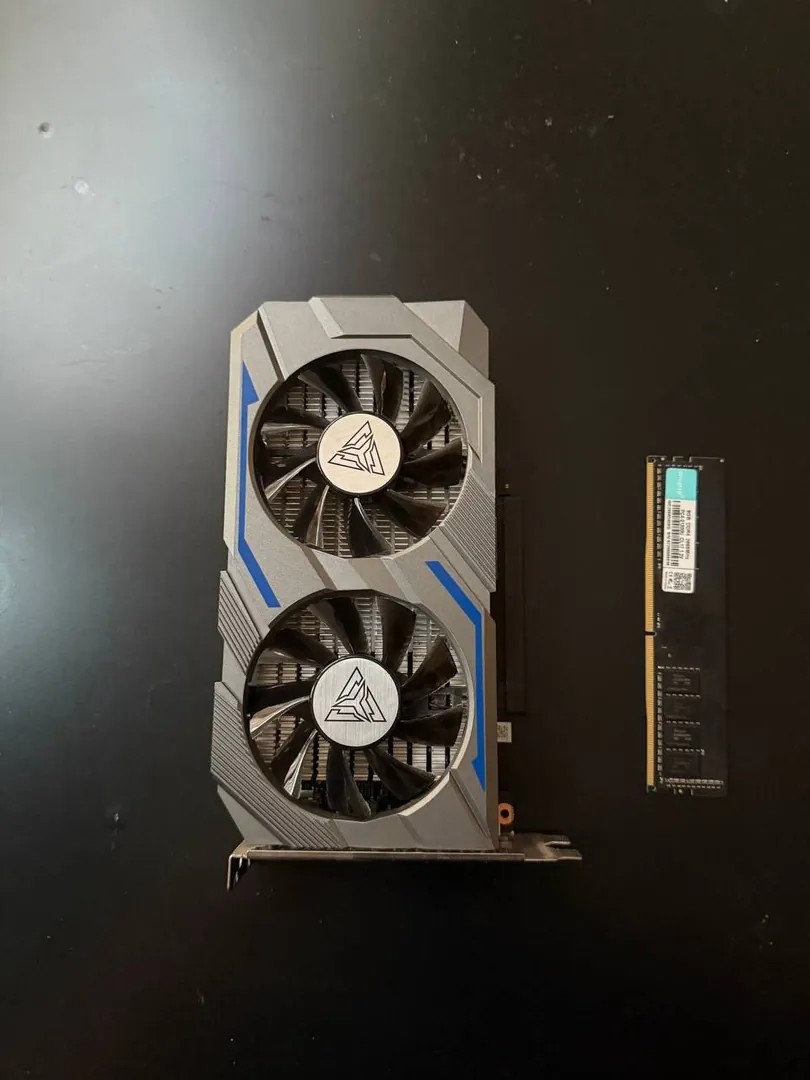ვიდეოქარტა GTX 1650 4 გბ და ოპერატიული მეხსიერება DDR4 8 გბ — ფოტო 2