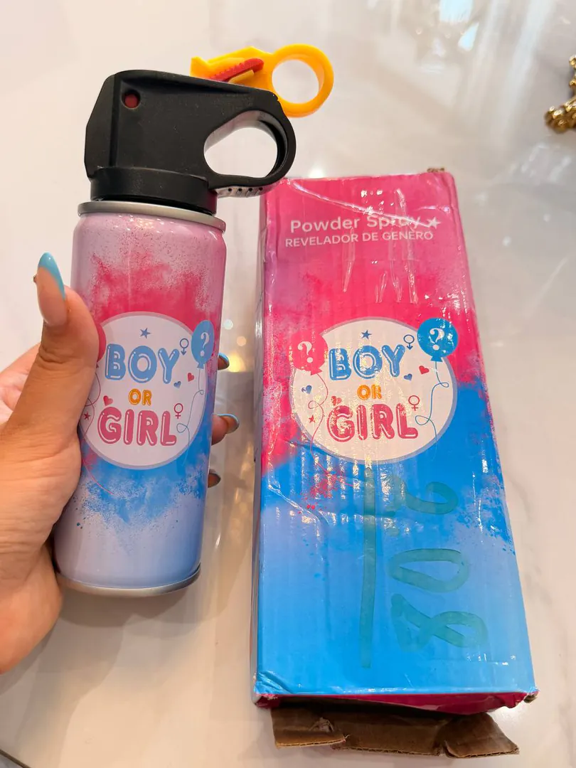Fire extinguisher for gender party — photo 1