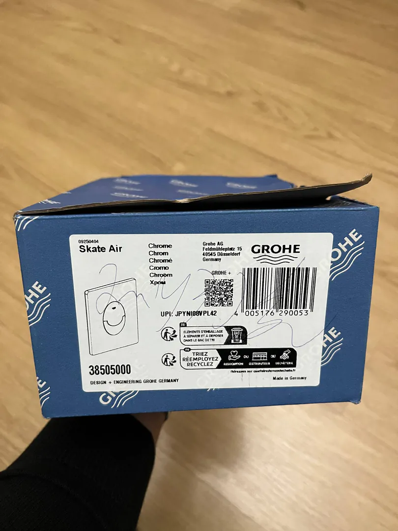 Grohe Skate Air ხრომის ჩამოსახვევის ღილაკი — ფოტო 1