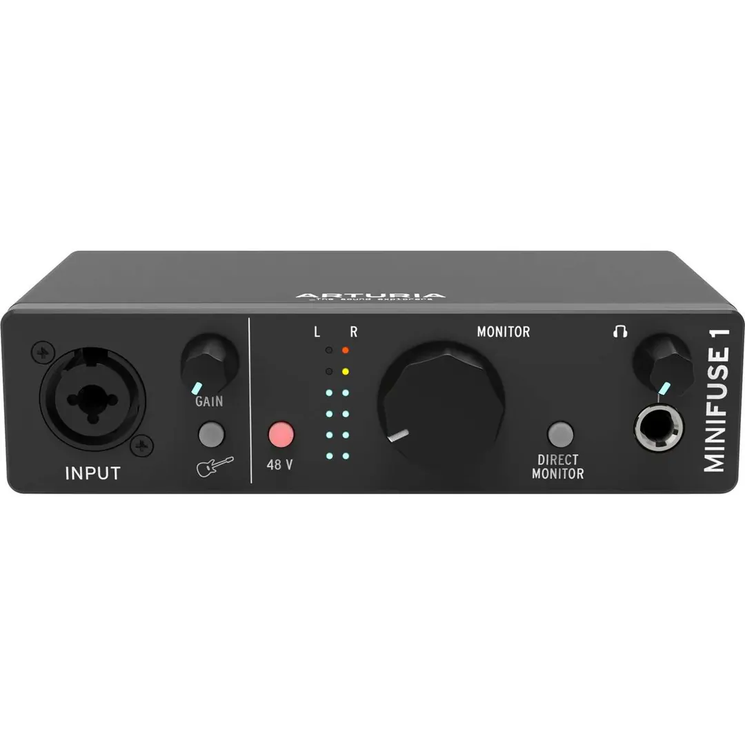 Audio interface Arturia MiniFuse 1 Black — photo 1