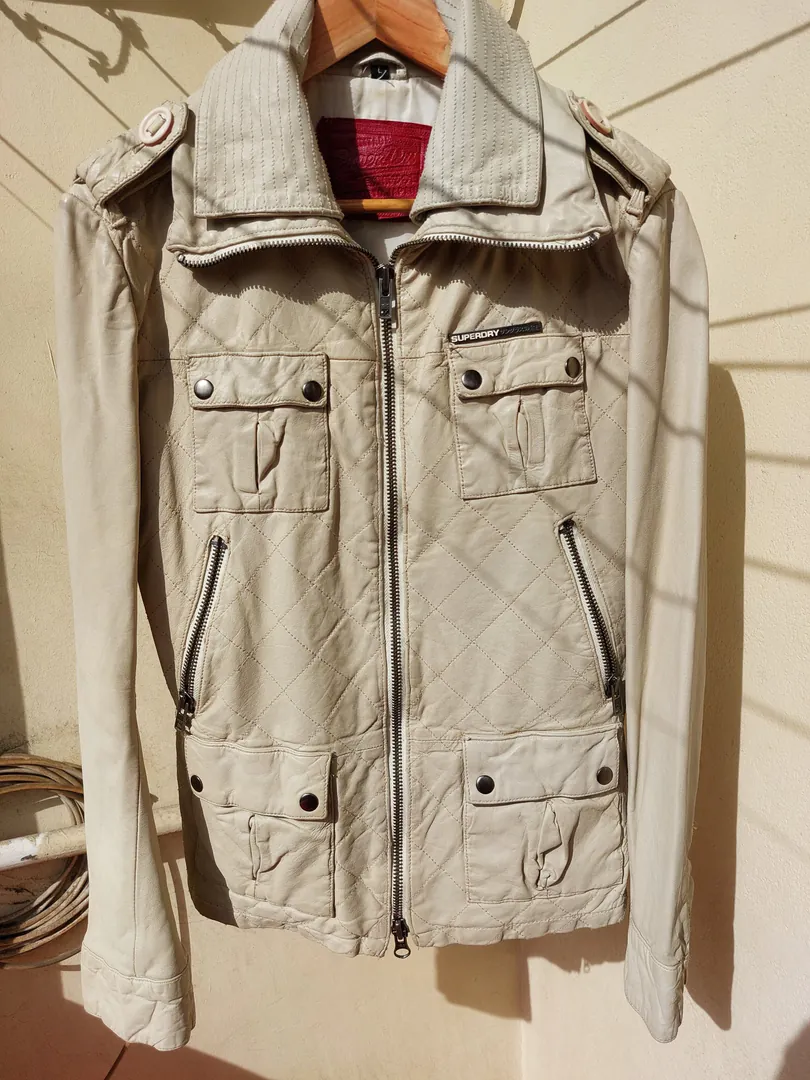 Superdry leather jacket — photo 4