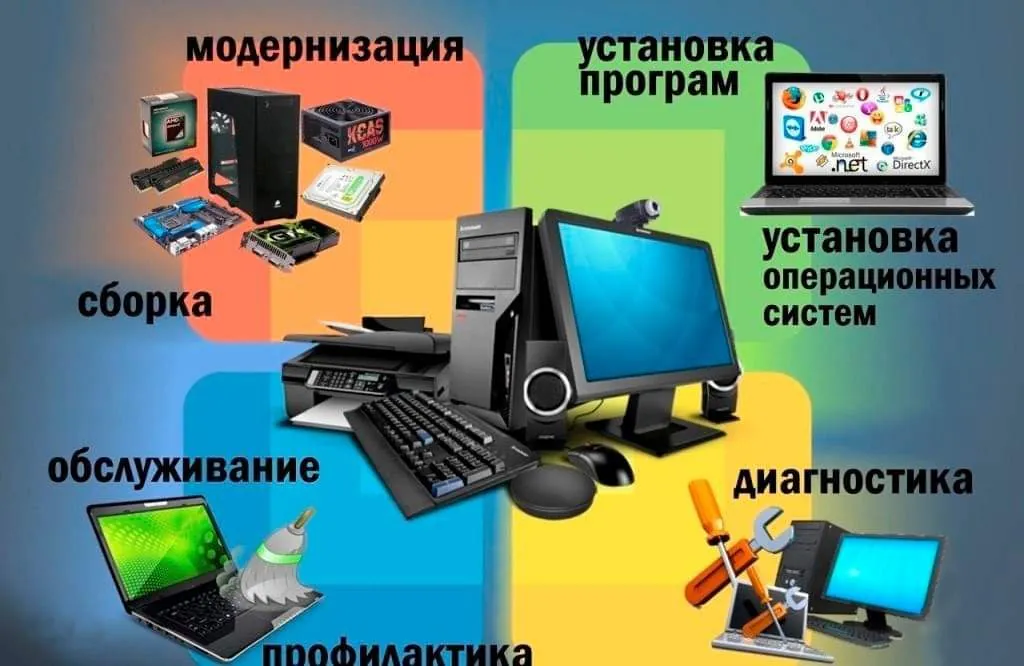 კომპიუტერული ტექნიკის რემონტი — ფოტო 1