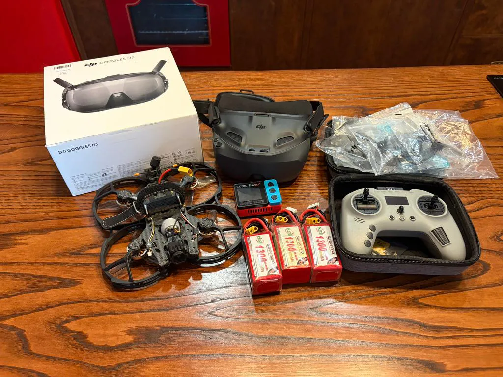 FPV კომპლექტი GEPRC CineLog35 V2 DJI O4 Goggles N3 ELRS — ფოტო 1