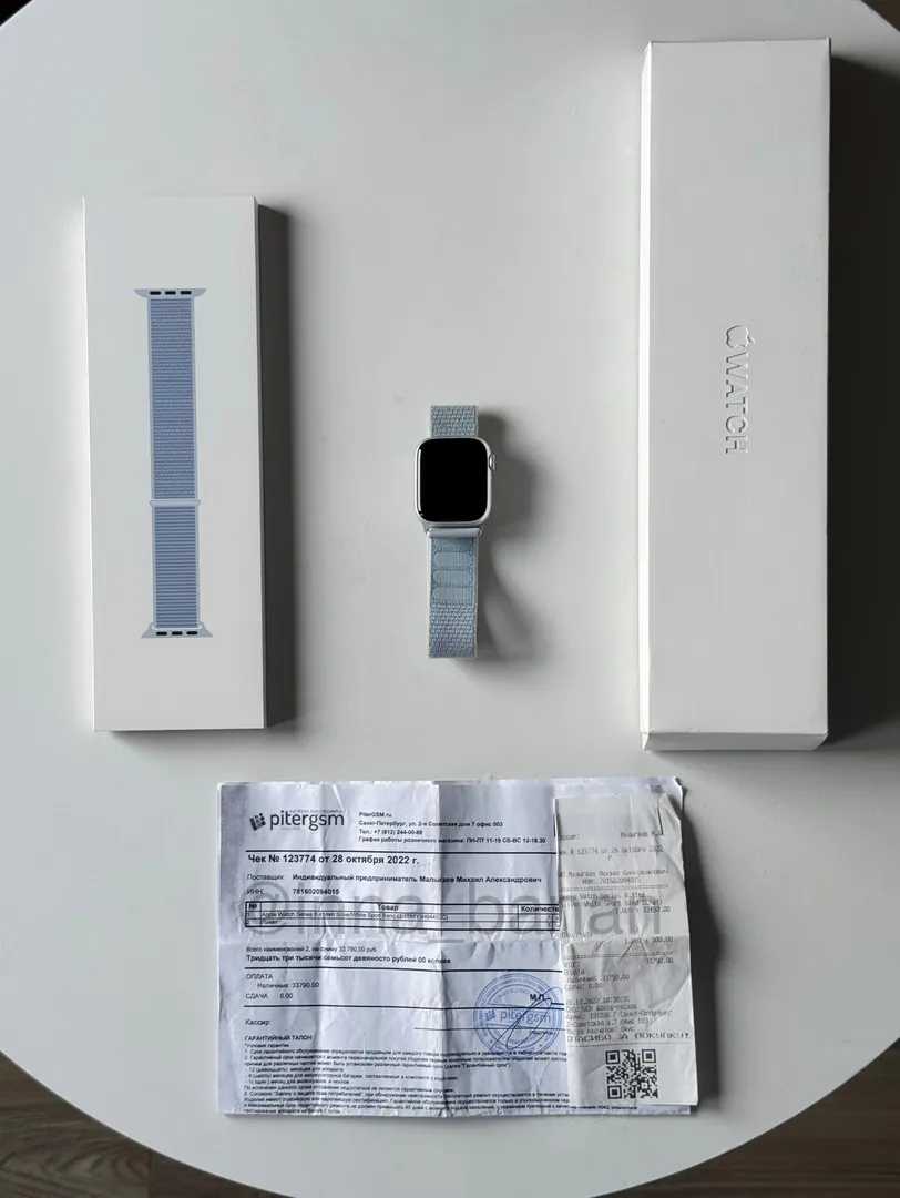 Apple Watch Series 8 41mm Silver Aluminum — фото 5