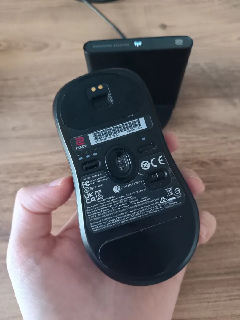 Беспроводная мышь ZOWIE FK2-DW 4K — фото 2