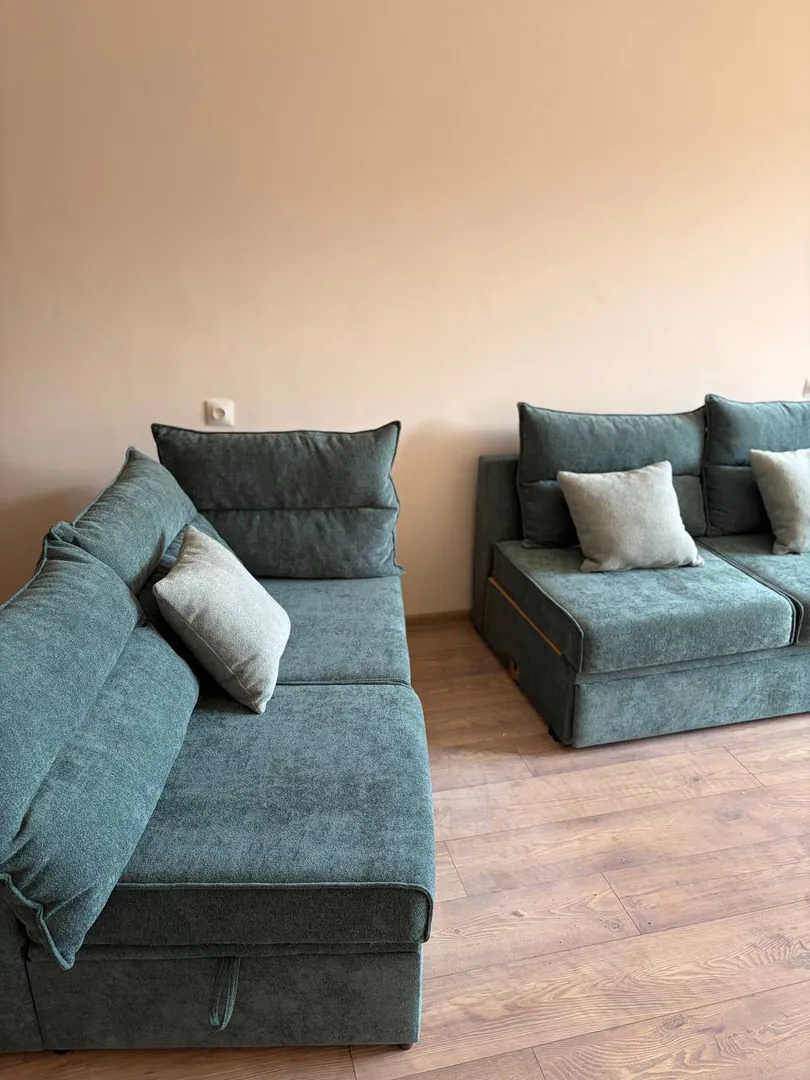 Corner fold-out sofa bed — photo 1