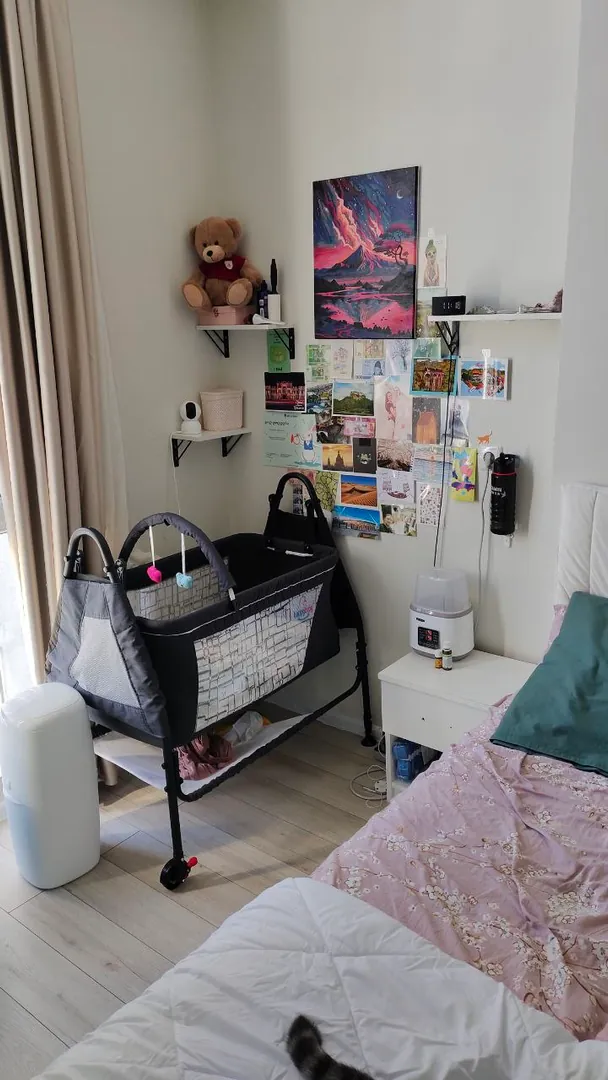 Baby cradle with mattress — photo 3