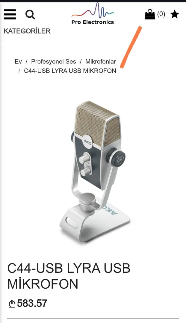 AKG Lyra USB მიკროფონი — ფოტო 1