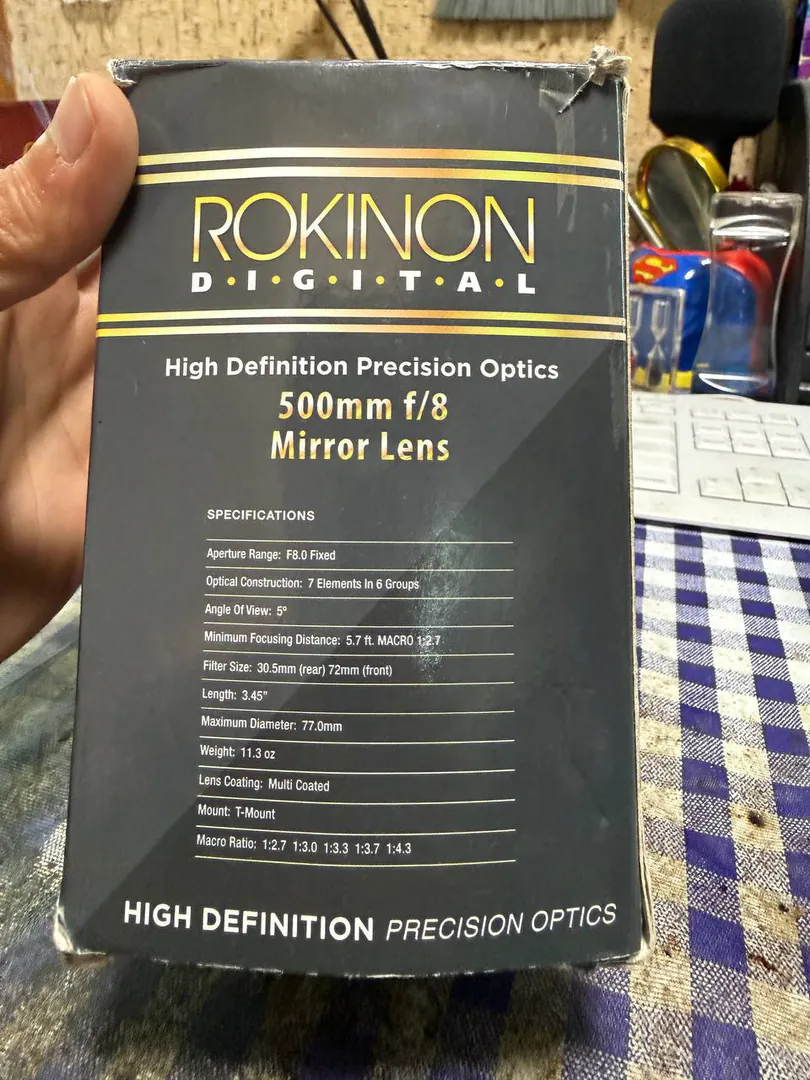 Rokinon 500mm Macro Lens — photo 2