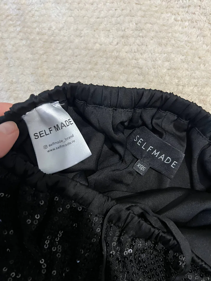 Mini sequin shorts Selfmade S — photo 2