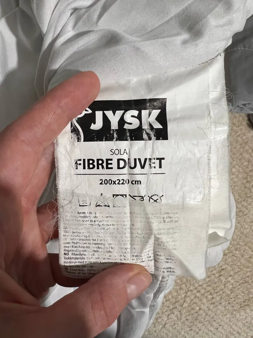 Jysk Fibre Duvet Sola 200x220 Duvet — photo 1
