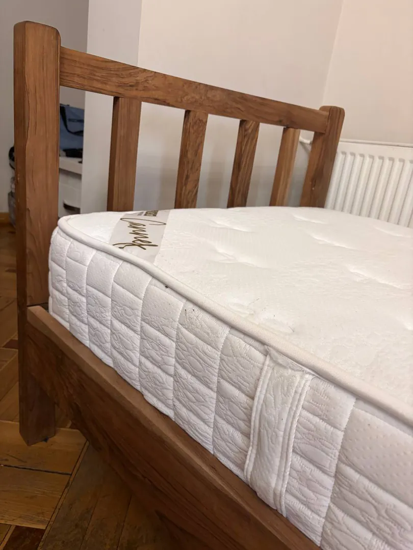 Children's walnut beds with mattresses 90x200 — photo 4