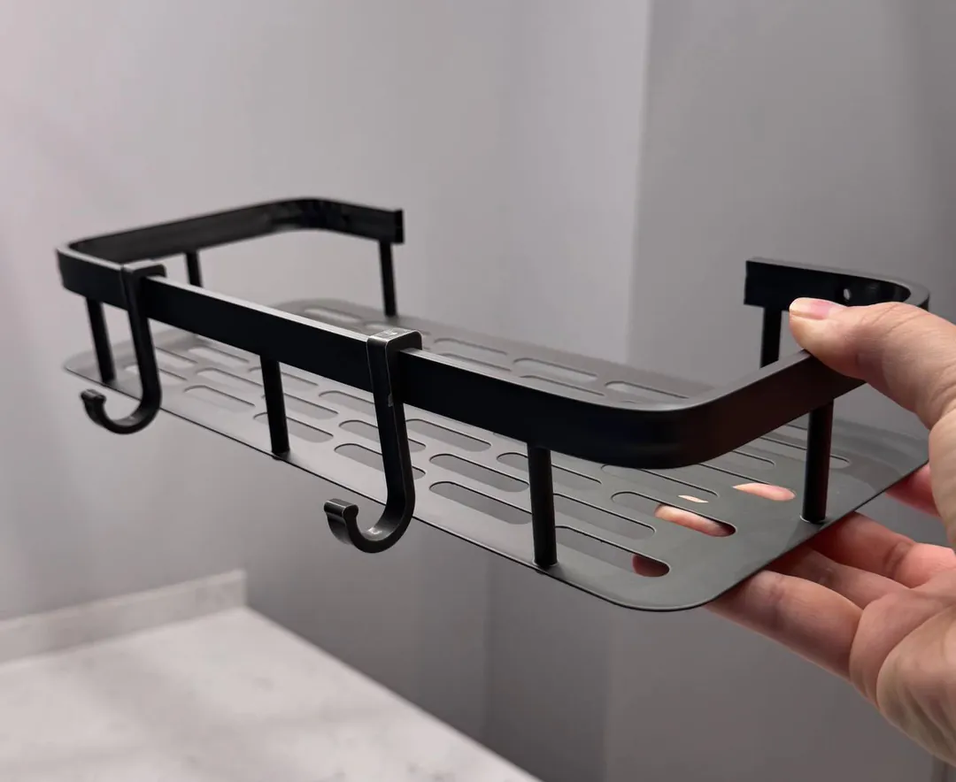 Stainless steel bathroom shelf — photo 2