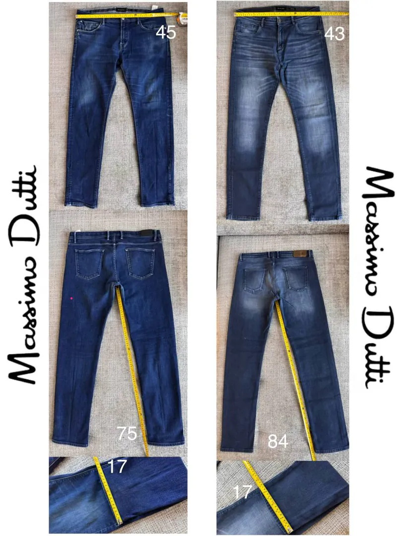 კაცური ჯინსი Massimo Dutti Slim Fit — ფოტო 1