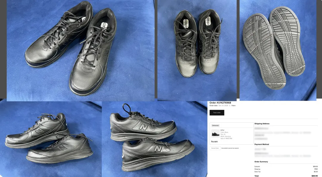 კაცების New Balance კროსსაფეხურები — ფოტო 1