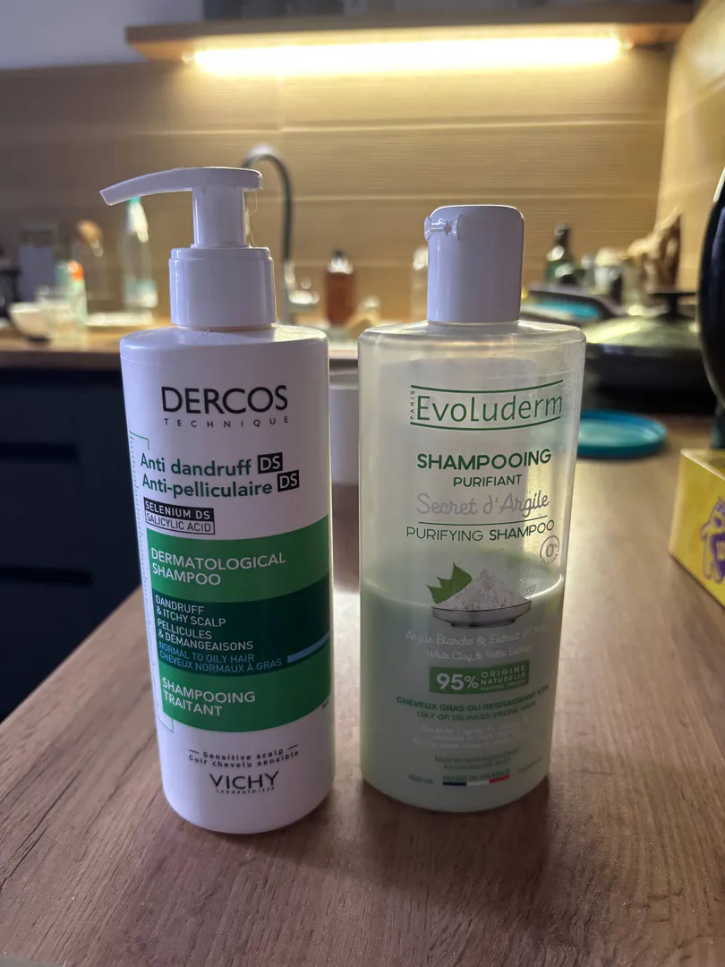 Set of Vichy Dercos and Evoluderm shampoos — photo 1