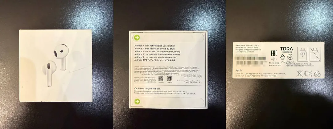 AirPods 4 ANC with wireless charging case — photo 1