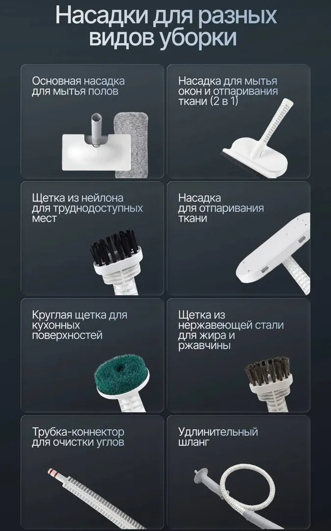 Паровая швабра 1500 Вт — фото 1