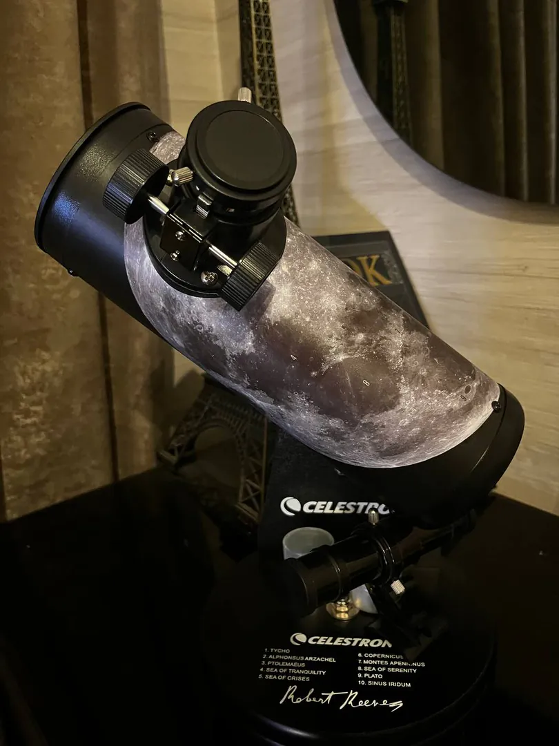 Настольный телескоп Celestron FirstScope Moon Signature Series 76 мм — фото 1