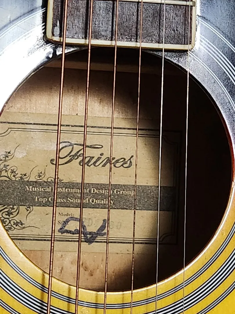 Faires acoustic guitar — photo 1