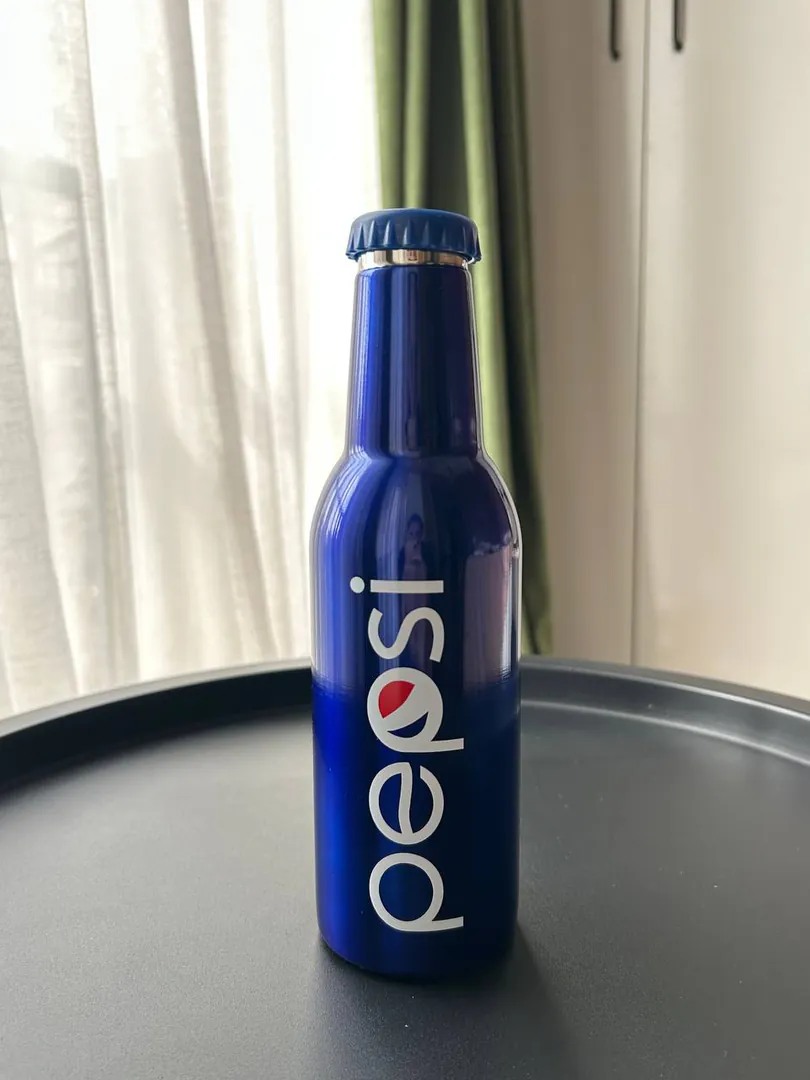 მეტალური ბოთლი pepsi 0,5 ლ — ფოტო 2
