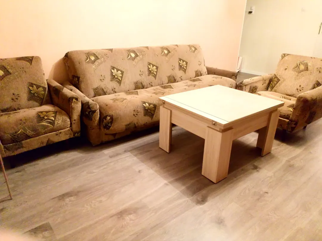 Folding sofa with storage space — photo 1