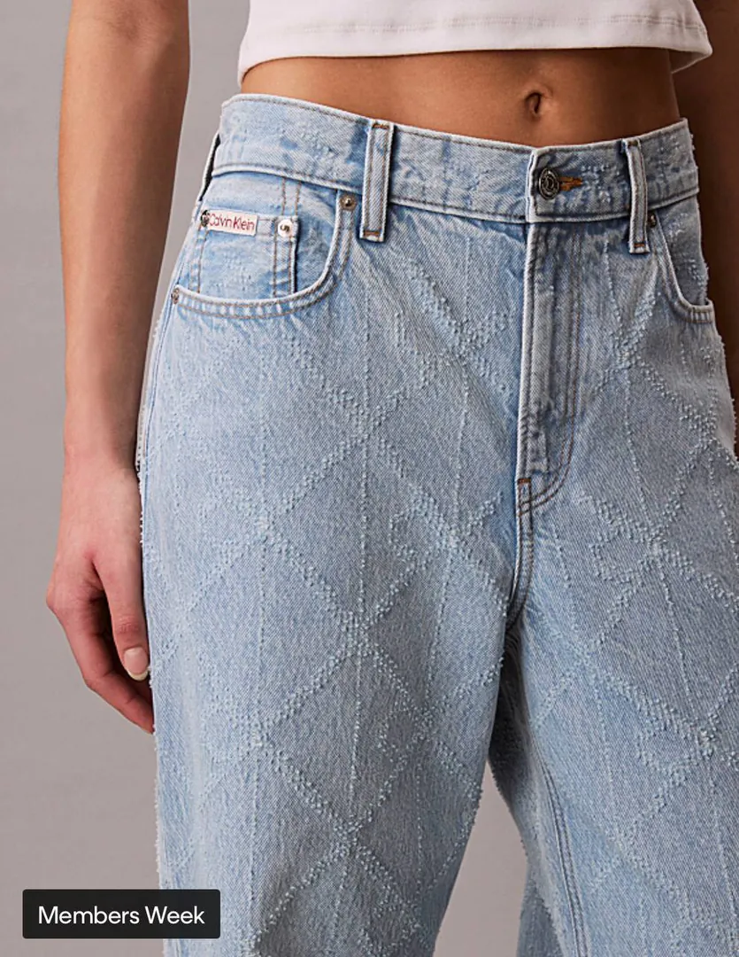 Calvin Klein Jeans Low Rise Baggy Jeans — photo 1