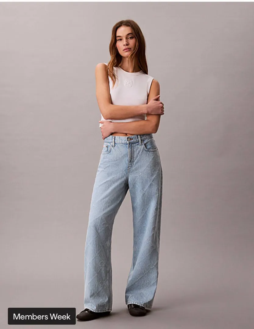 Calvin Klein Jeans Low Rise Baggy Jeans — photo 5