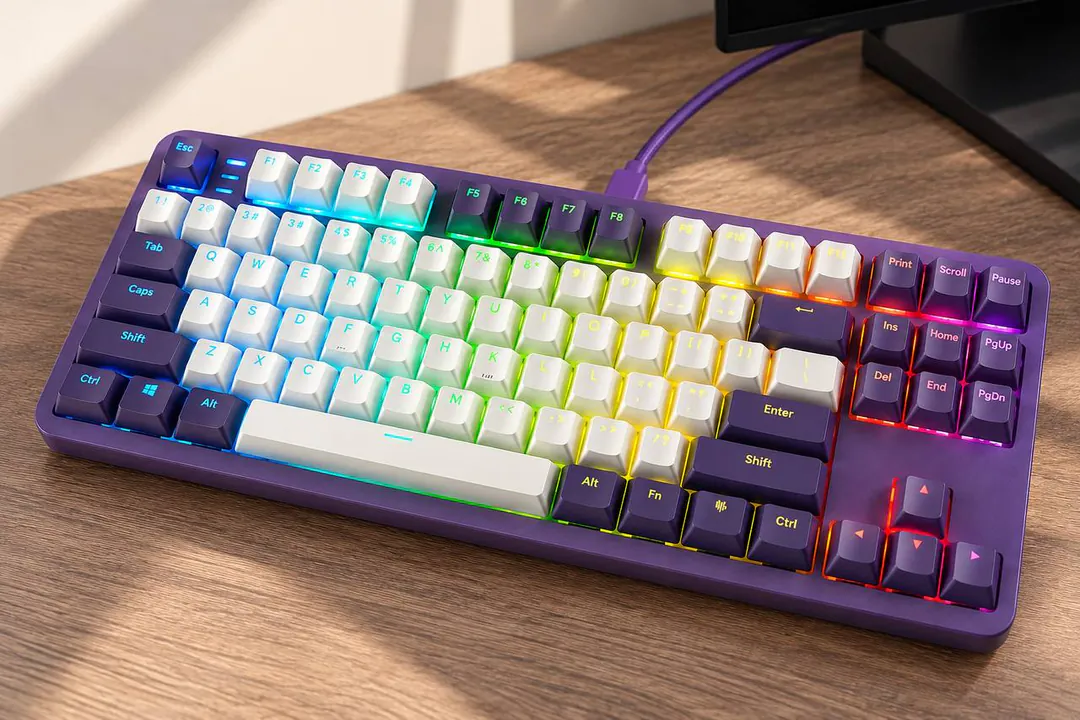 Клавиатура Dark Project ALU87A Violet — фото 1