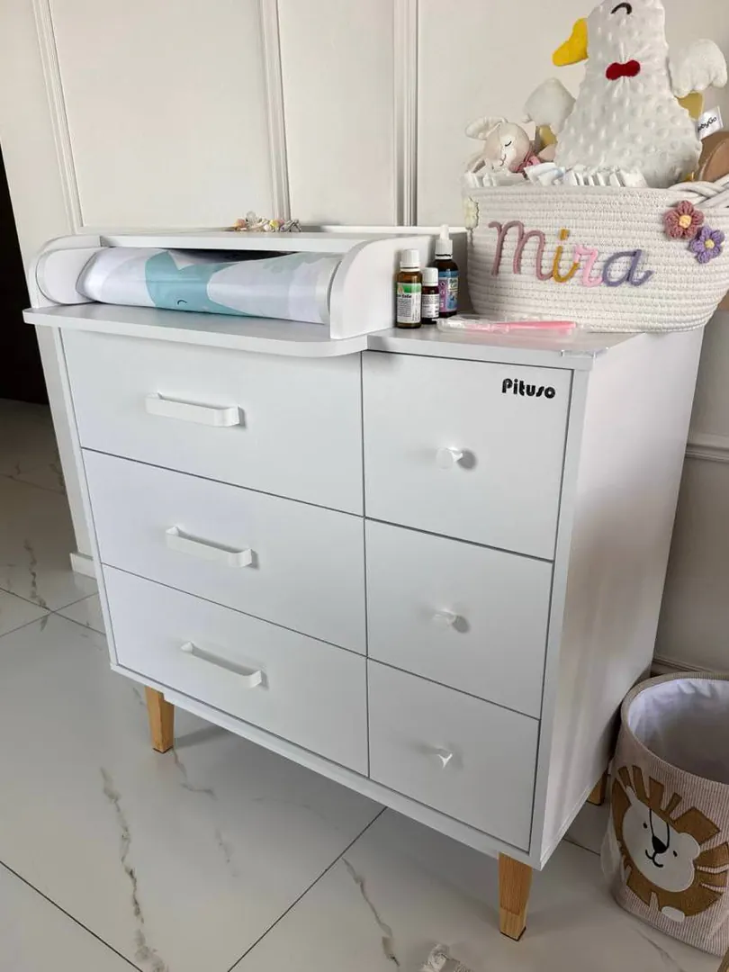 Children's chest of drawers Pituso with changing board — photo 1