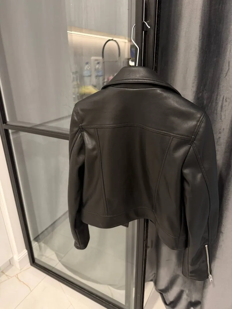 Кожаная куртка-косуха H&M XS — фото 2