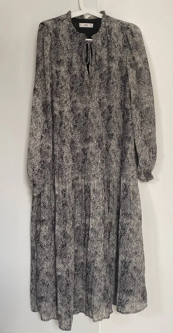 Mango pleated dress — photo 4