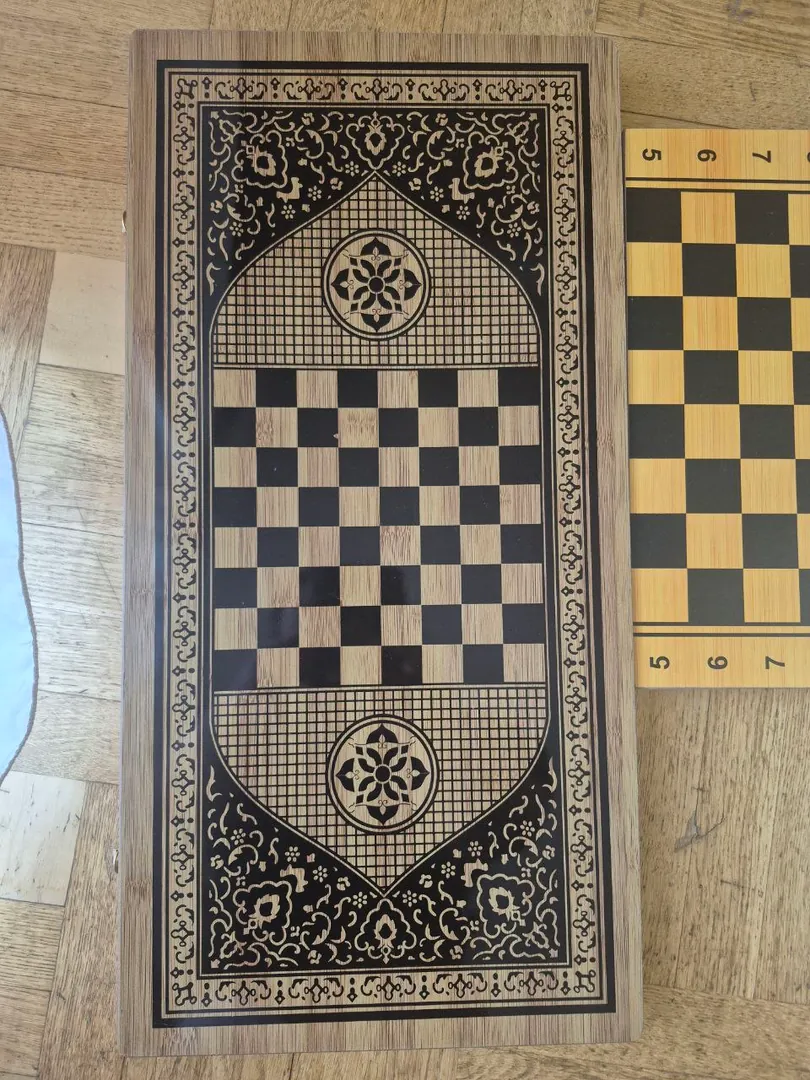 Backgammon, Chess, Checkers Set — photo 3