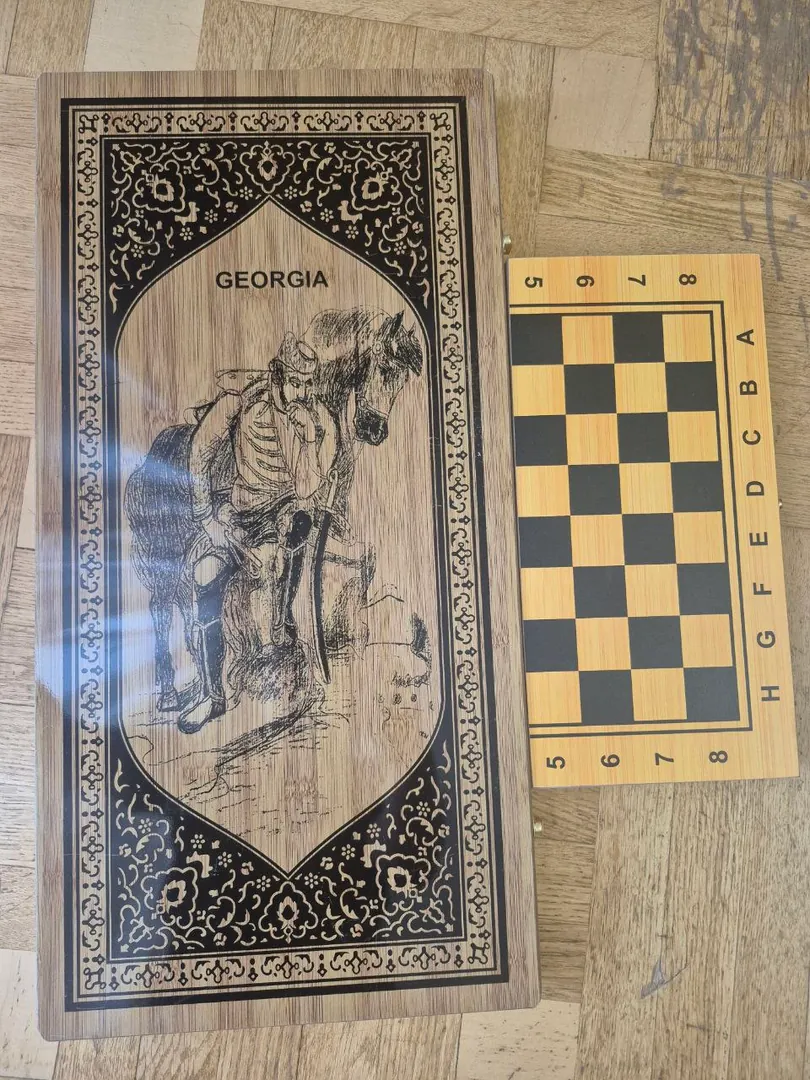 Backgammon, Chess, Checkers Set — photo 4